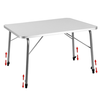 Kempingový stôl CAMPING biela 1