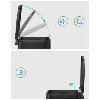 Odpadkový kôš CAN 2 čierna 3