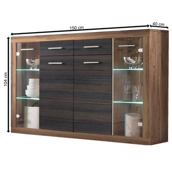 Komoda CANCAN orech satin touchwood 3