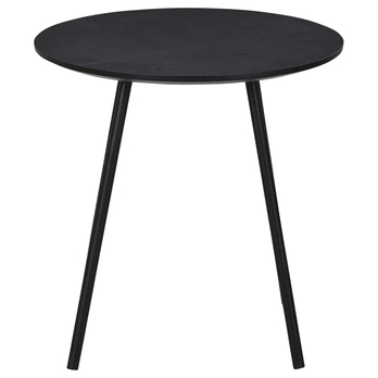 Prístavný stolík CANNETO čierna, ⌀ 40 cm 1