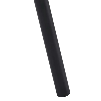 Prístavný stolík CANNETO biela/čierna, ⌀ 48 cm 4