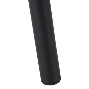 Prístavný stolík CANNETO biela/čierna, ⌀ 40 cm 4