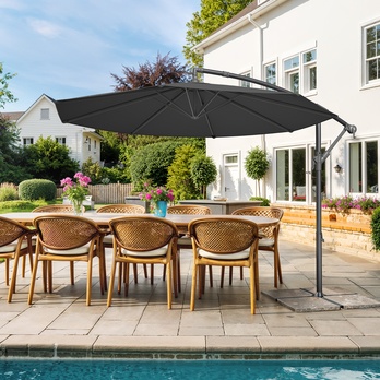 Slnečník CANTILE 2 sivá 1