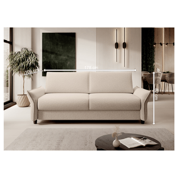 Pohovka CANTO 120 krémová 2