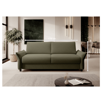 Pohovka CANTO 120 olivová 3