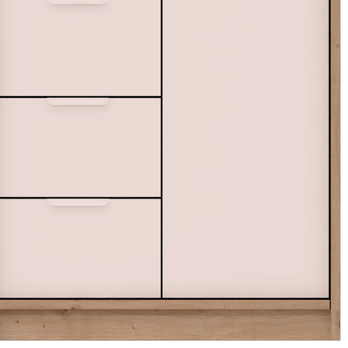 Komoda CANYON CN5 dub artisan/biela 2