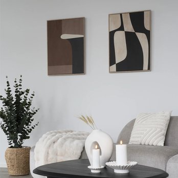Obraz CAPE III 50x70 cm, hnedá/béžová 2