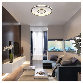 Stropné svietidlo CARA tmavo sivá/biela 1