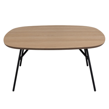 Konferenčný stolík CARACAS dub/matná čierna 1