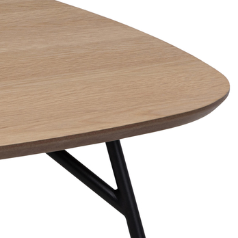 Konferenčný stolík CARACAS dub/matná čierna 3