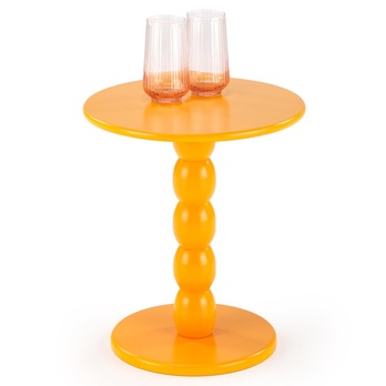 Konferenčný stolík CARALLO horčicová 1