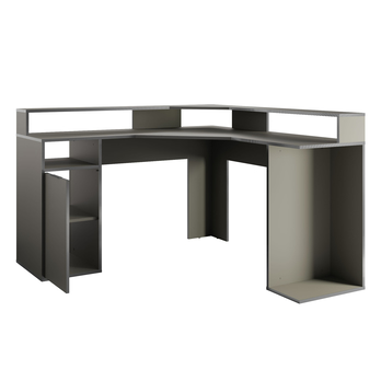 Písací stôl CARBON grafitová, šírka 139 cm 2