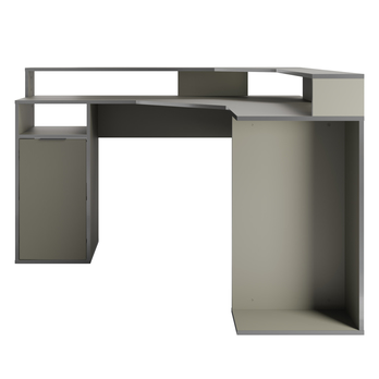 Písací stôl CARBON grafitová, šírka 139 cm 3