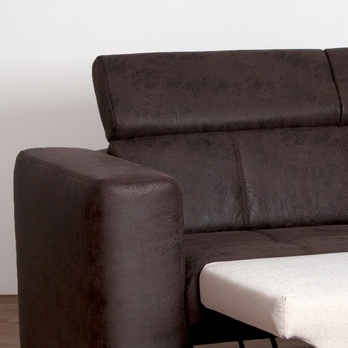 Sedacia súprava CARINA pravá, hnedá 5