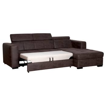 Sedacia súprava CARINA pravá, hnedá 2