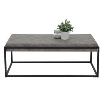 Konferenčný stolík CARLOS sivá/čierna 1