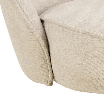 Jedálenská stolička CARLTON béžová/matná čierna 7