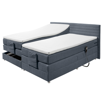 Posteľ boxspring CARMEN 1 oceľovosivá, 180x200 cm 2