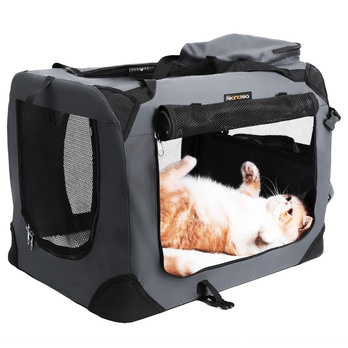 Taška na zvieratá CARRIER II sivá 4