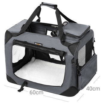 Taška na zvieratá CARRIER II sivá 5