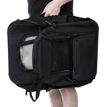 Taška na zvieratá CARRIER čierna 4