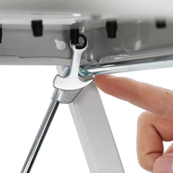 Skladacie schodíky CASA 2 biela 2