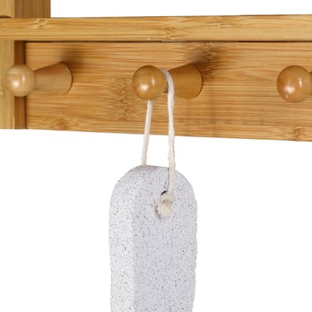 Nástenný regál CASA 2 bambus 5