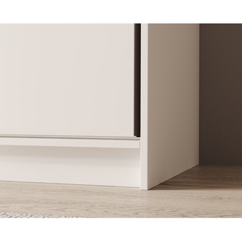 Šatníková skriňa CASTO biela 3