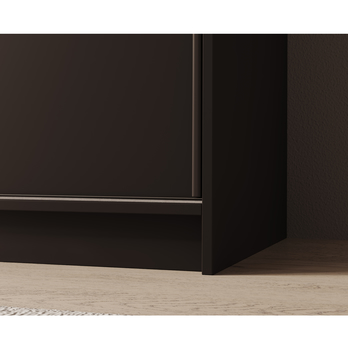 Šatníková skriňa CASTO čierna 3