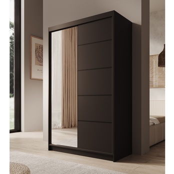 Šatníková skriňa CASTO čierna 1