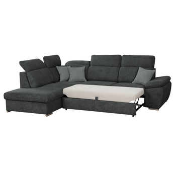 Sedacia súprava CATALINA ľavá, tmavosivá 1