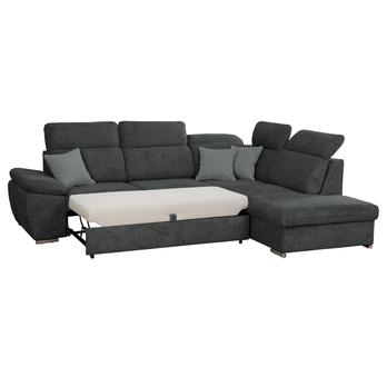 Sedacia súprava CATALINA pravá, tmavosivá 1