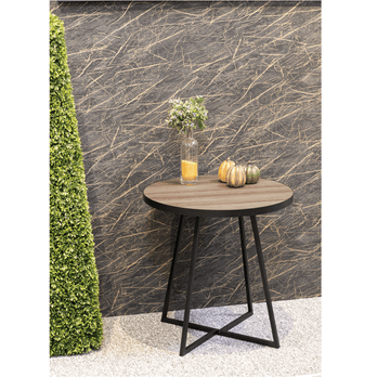 Prístavný stolík CATANIA 2 dub bologna/čierna 1