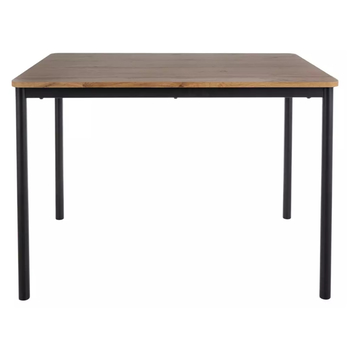 Jedálenský stôl CATY dub artisan/čierna 2