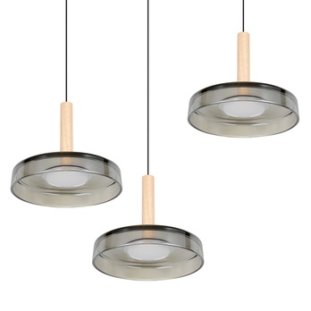 Závesné LED svietidlo CELESTE čierna, šírka 35 cm 1