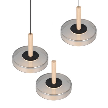 Závesné LED svietidlo CELESTE čierna, šírka 35 cm 3