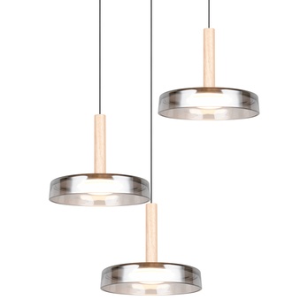 Závesné LED svietidlo CELESTE čierna, šírka 35 cm 5