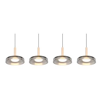 Závesné LED svietidlo CELESTE čierna, šírka 115 cm 4