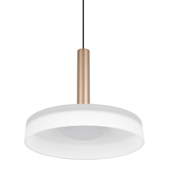 Závesné LED svietidlo CELESTE čierna/kávová, šírka 22 cm 3