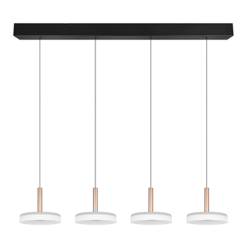 Závesné LED svietidlo CELESTE biela, šírka 115 cm 1