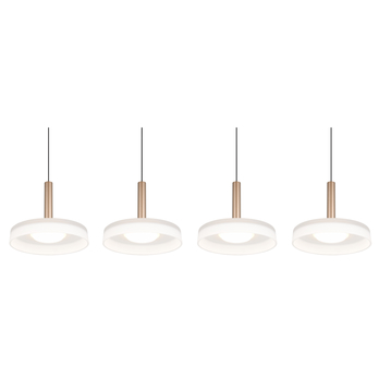 Závesné LED svietidlo CELESTE biela, šírka 115 cm 4