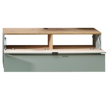 TV stolík CELINA trstinovozelená/dub artisan 2