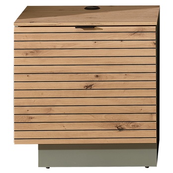 Stolík CELINA trstinovozelená/dub artisan 1