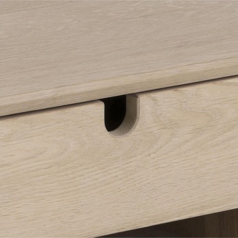 Nočný stolík CENTURY bielený dub 5