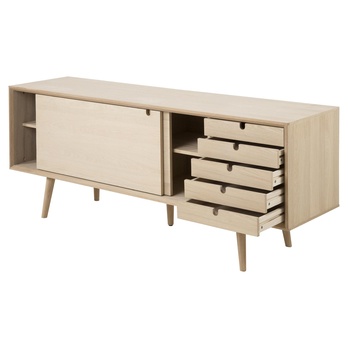 Komoda CENTURY bielený dub 2