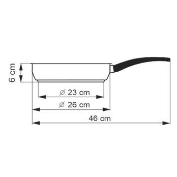 Panvica  CERAMMAX PRO STANDARD priemer 26 cm 4
