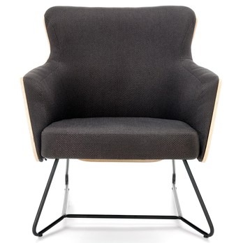 Kreslo CHALLUET dub/čierna 3