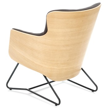 Kreslo CHALLUET dub/čierna 5