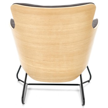 Kreslo CHALLUET dub/čierna 6