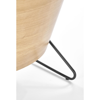 Kreslo CHALLUET dub/čierna 10